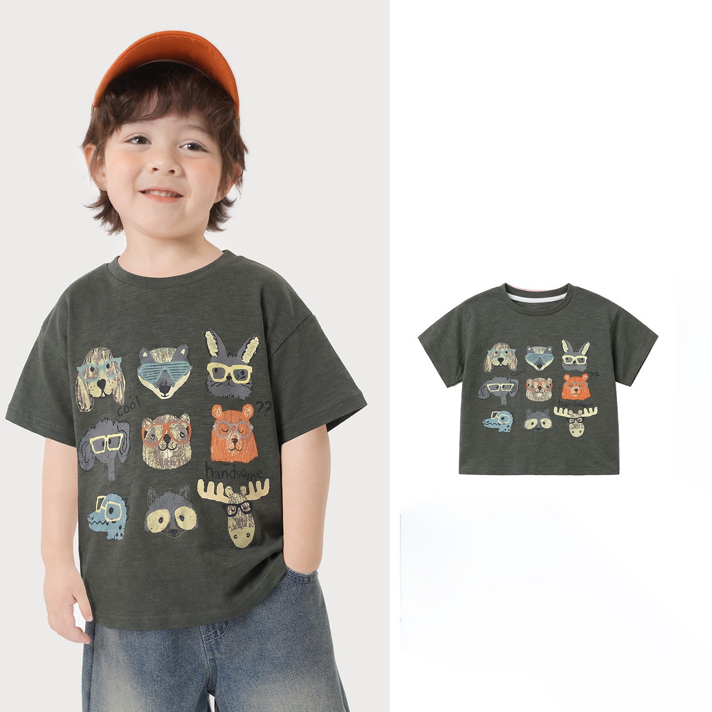 Boy's Pure Short Sleeve T-Shirt
