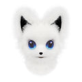Original New Fursuit Samoyed Canine Head Single-Head Finished Product for Comic Convention Cosplay