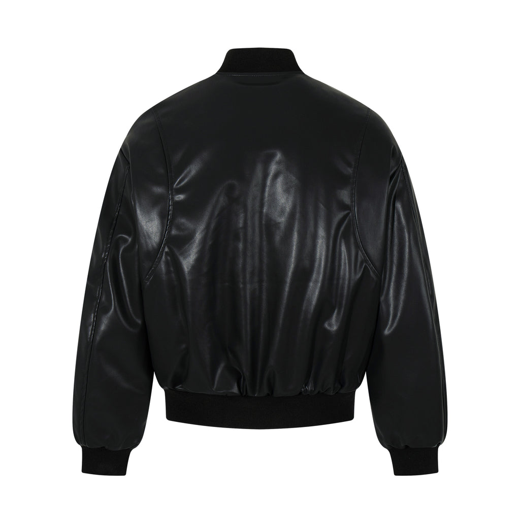 Leather jacket autumn and winter cotton jacket