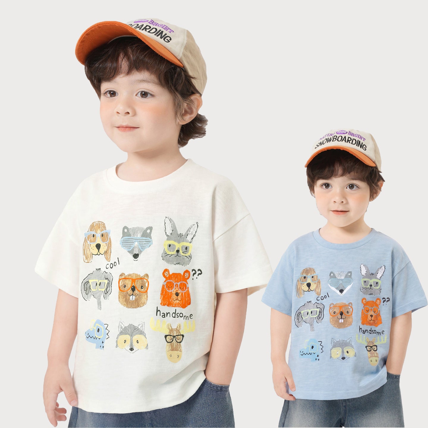 Boy's Pure Short Sleeve T-Shirt