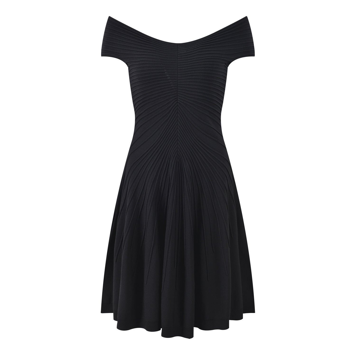 Sleeveless V-neck A-line dress
