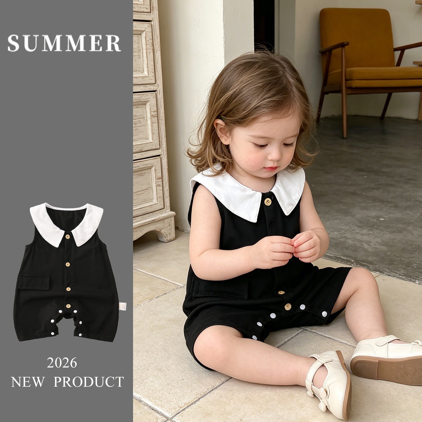 Clothing Baby Romper for Girls, Princess Style Onesie