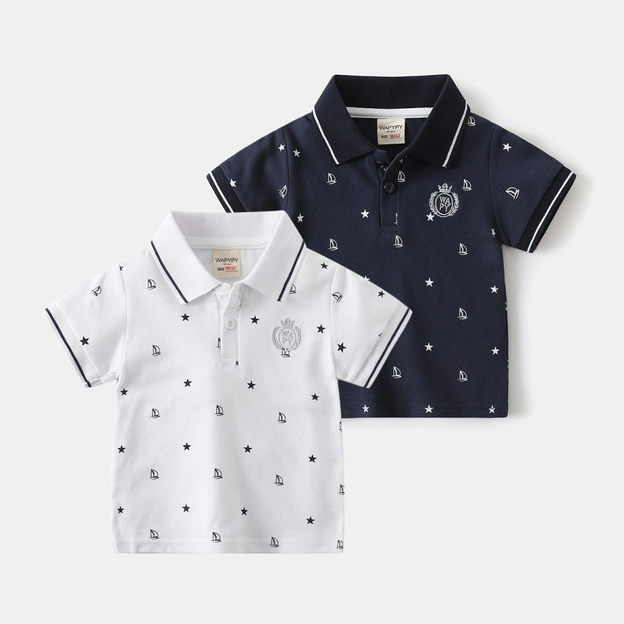 Boys' short sleeved T-shirt for children