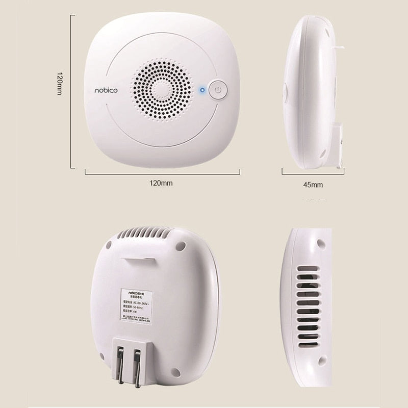 Portable O3 Ionizer disinfect Ozone generator and negative ion generator Sterilizer Fresh Air Purifier 100-240v EU plug