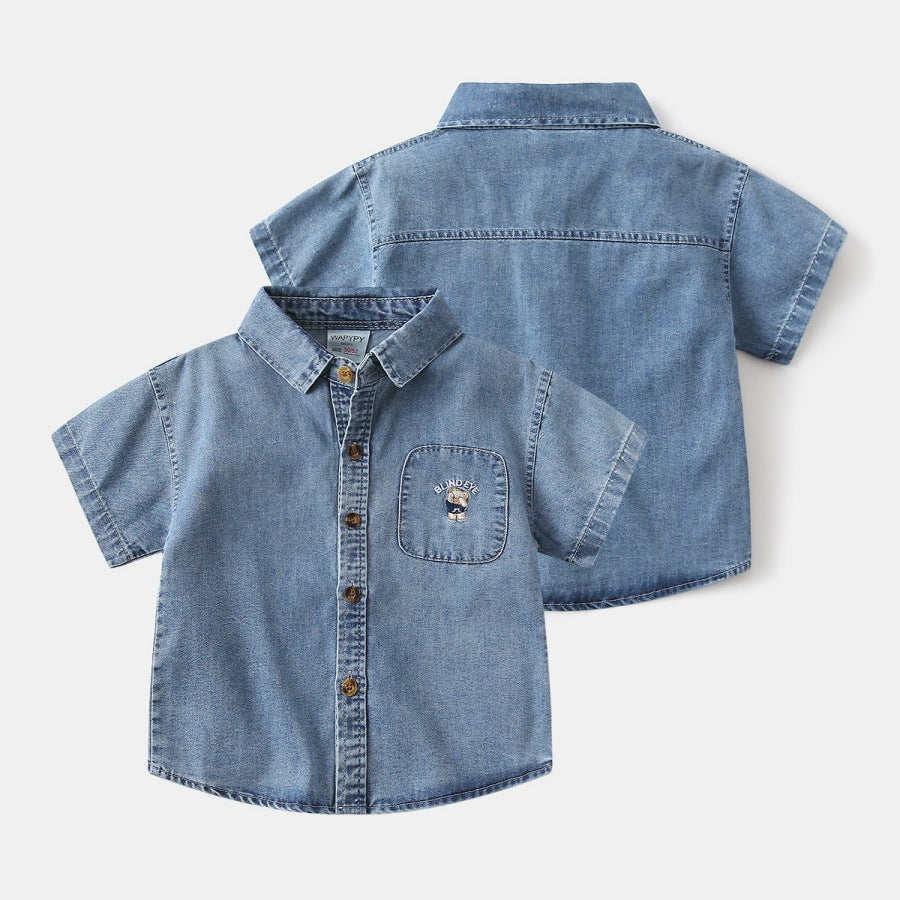 Boys' denim shirt