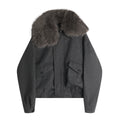 Loose casual warm winter jacket cotton jacket