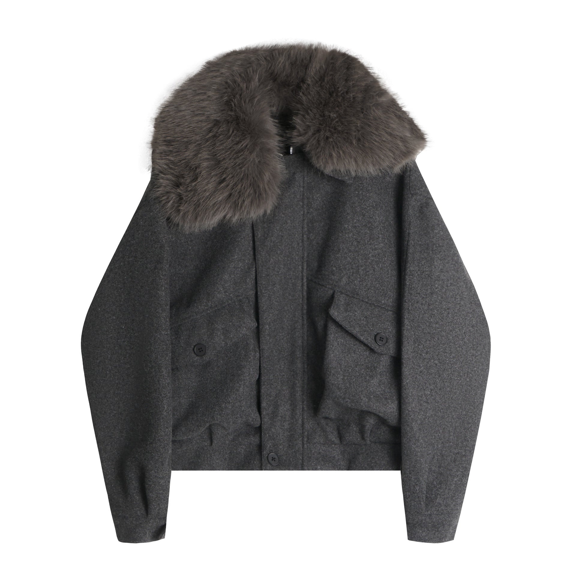 Loose casual warm winter jacket cotton jacket