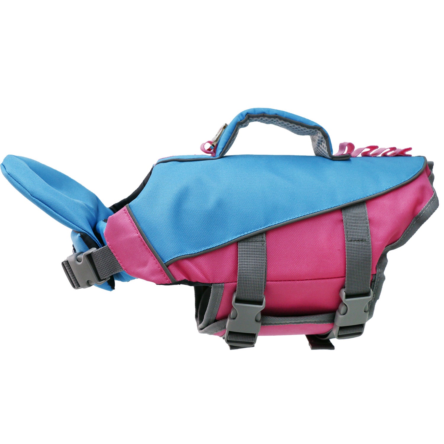 Reflective life jacket pet dog swimsuit