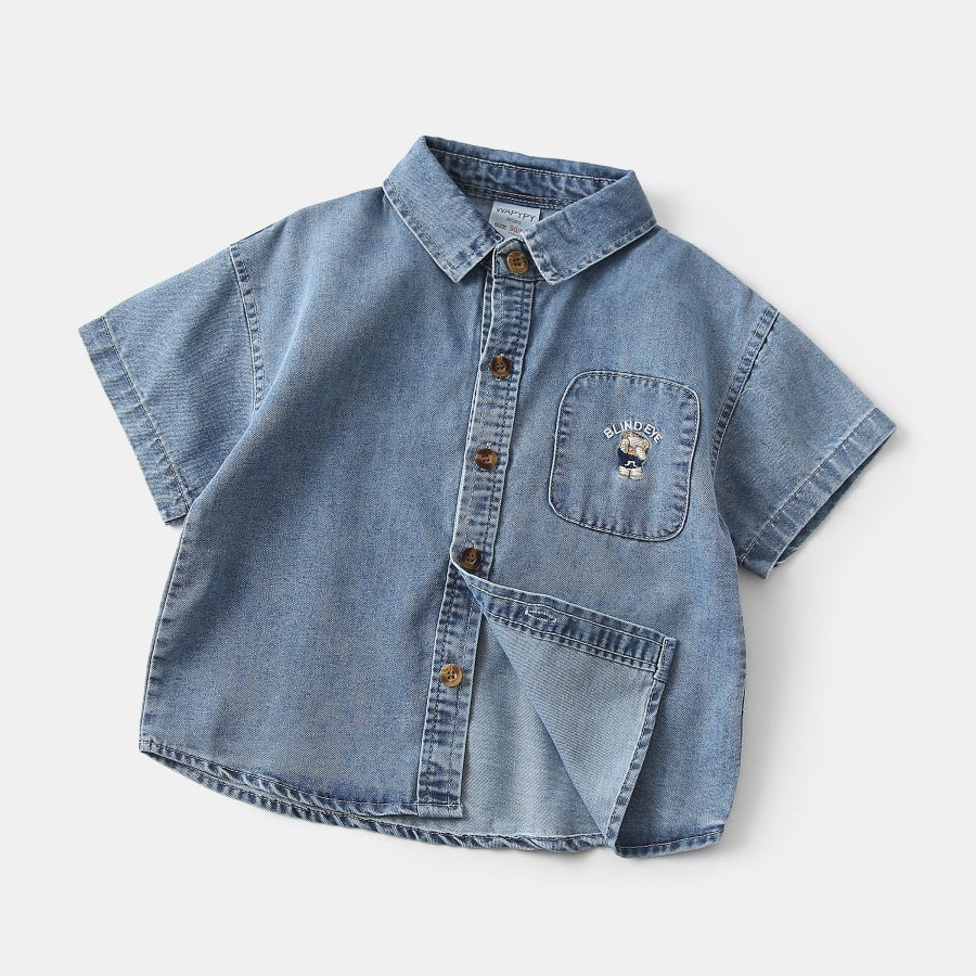 Boys' denim shirt