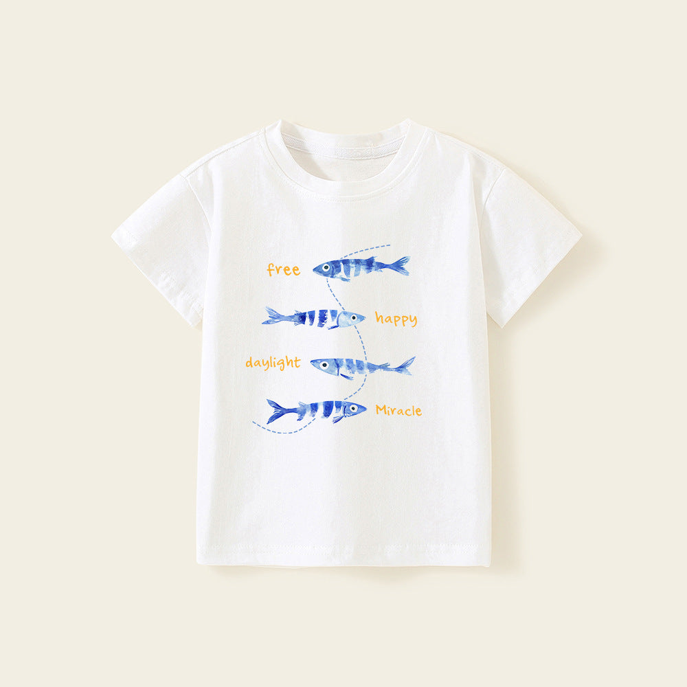 Original Kids' Boys White Short Sleeve T-Shirt