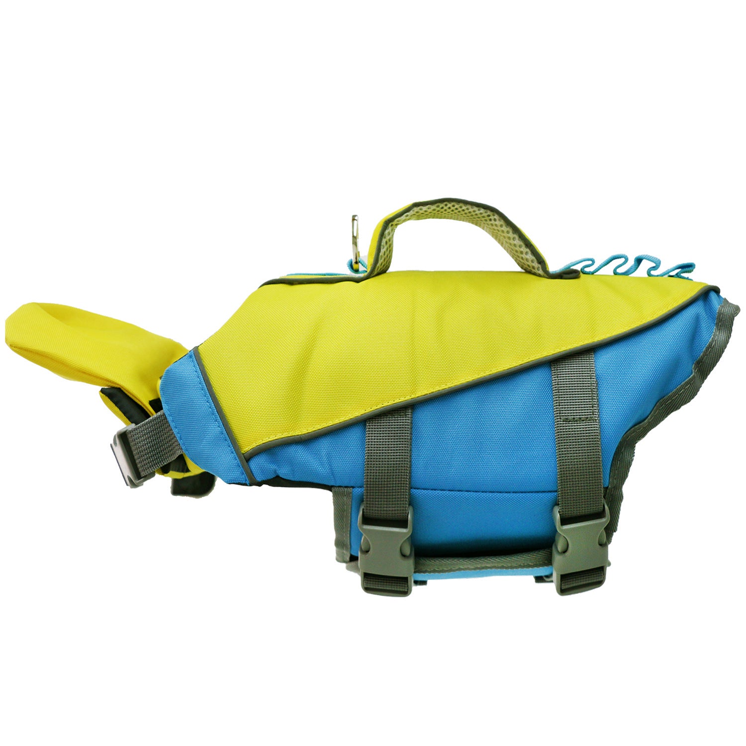 Reflective life jacket pet dog swimsuit