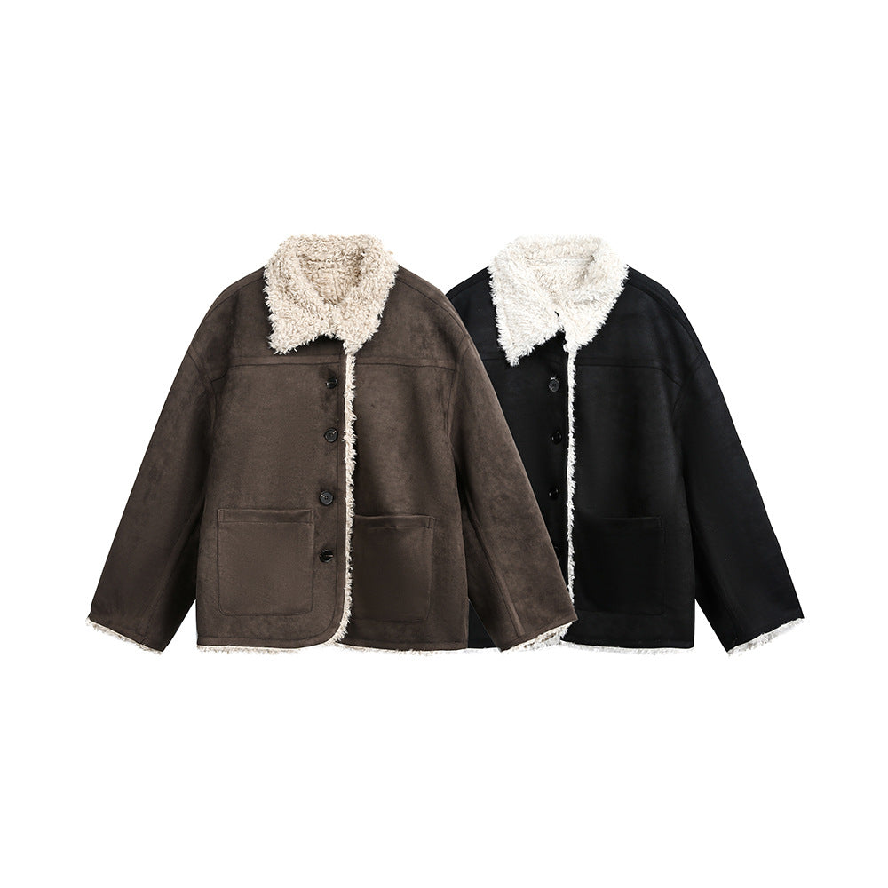 Winter warm and loose jacket