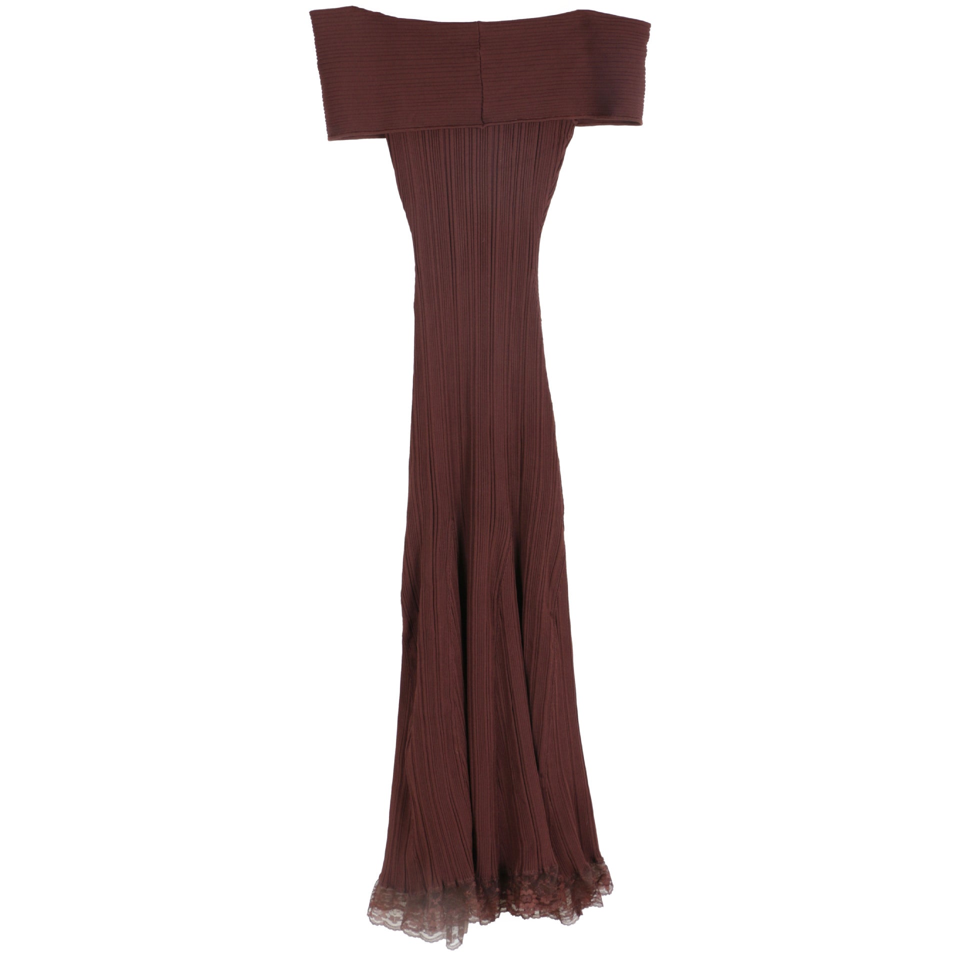 One collar long skirt
