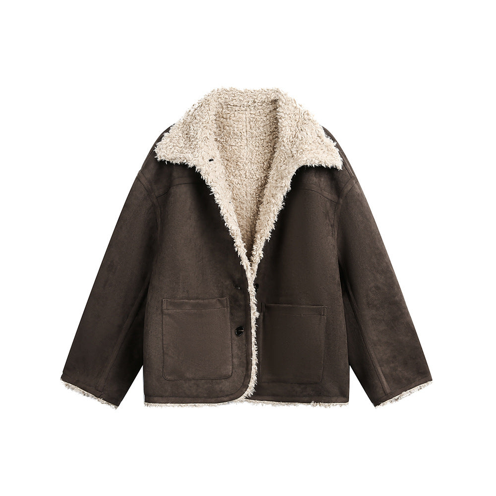 Winter warm and loose jacket