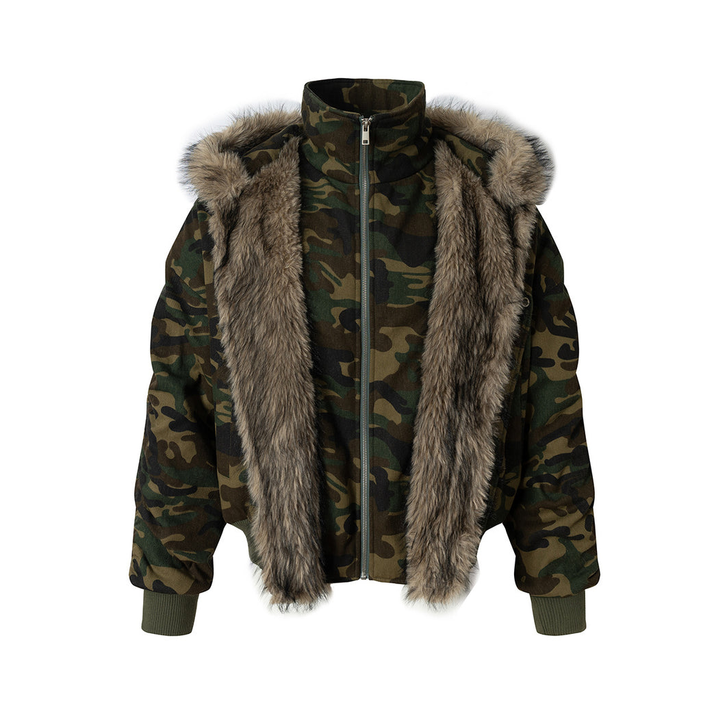 Two fake cotton jackets with cotton jackets