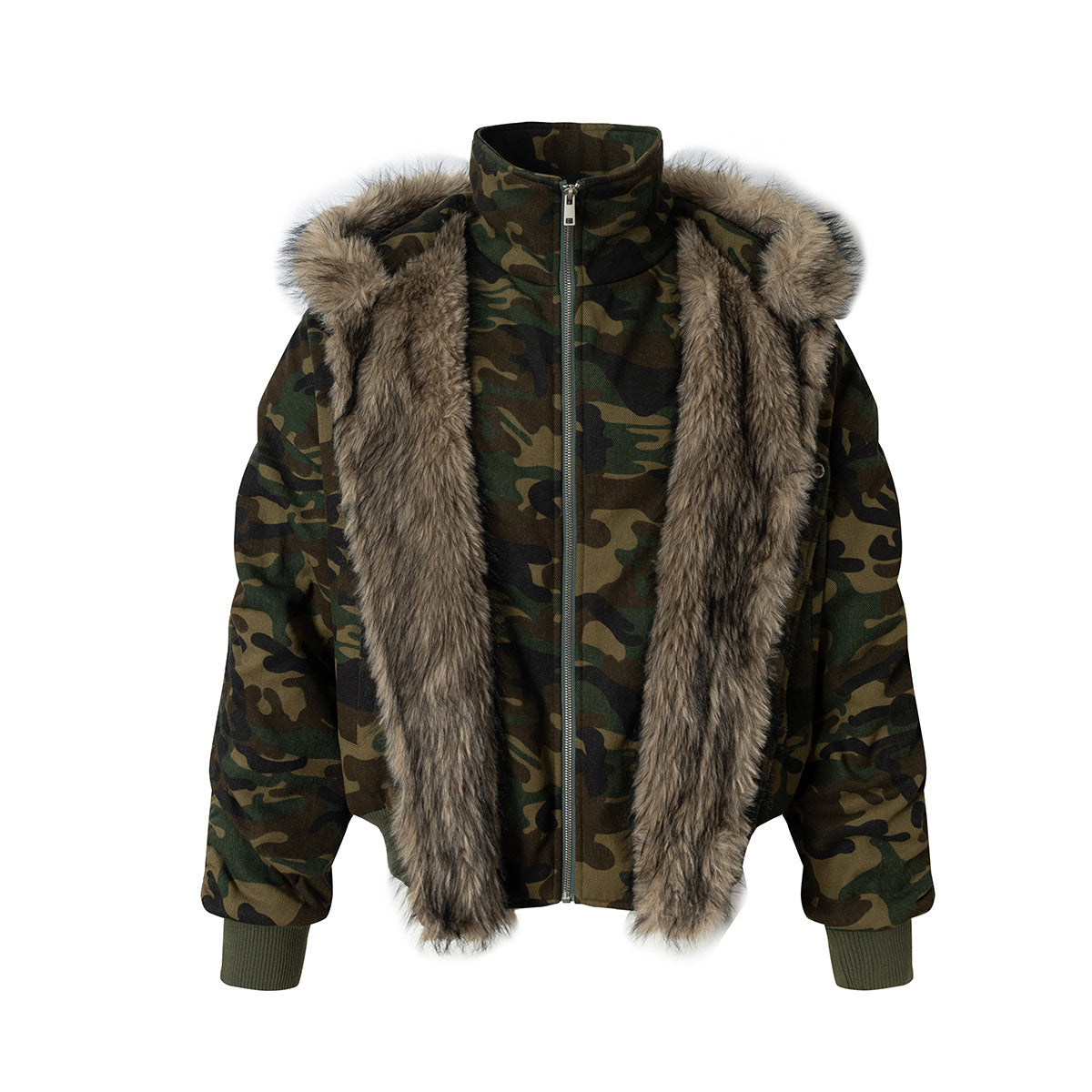 Two fake cotton jackets with cotton jackets