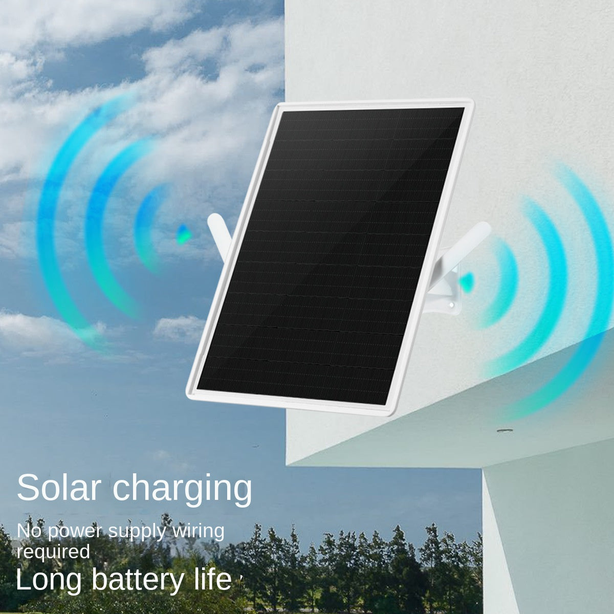 Solar Powered Signal Repeater Mobile Phone Signal Receiver Wireless WiFi Extender WiFi 6 Signal Amplifier