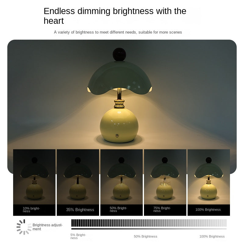 Shell-shaped Table Lamp for Bedroom, Luxury Minimalist Bedside Light, Wedding Gift, Night Light