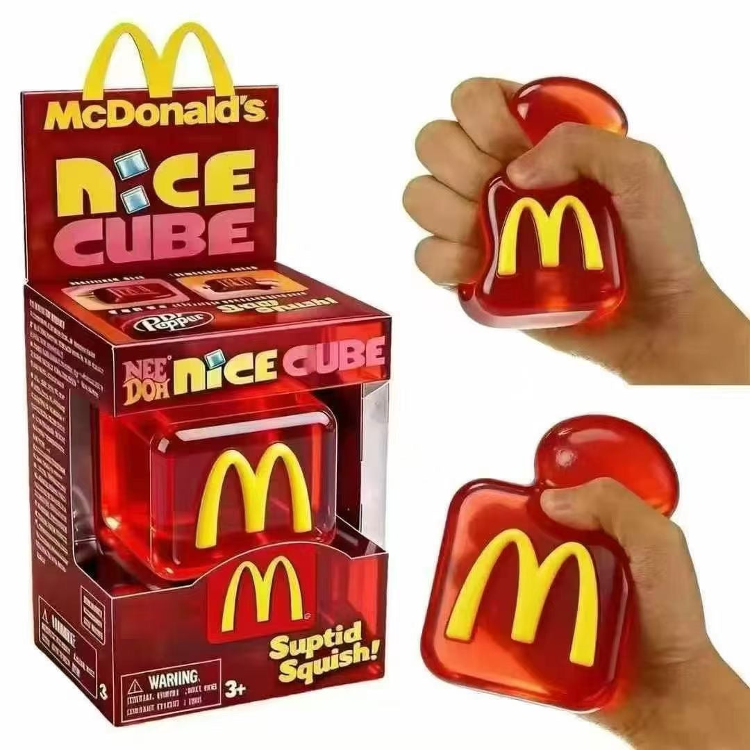 Pinch ice cubes to relieve stress, toy pressure ball