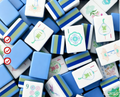 Mahjong Acrylic Pink American Mahjong Outdoor Travel Entertainment Mahjong Hands Playing Home Mahjong