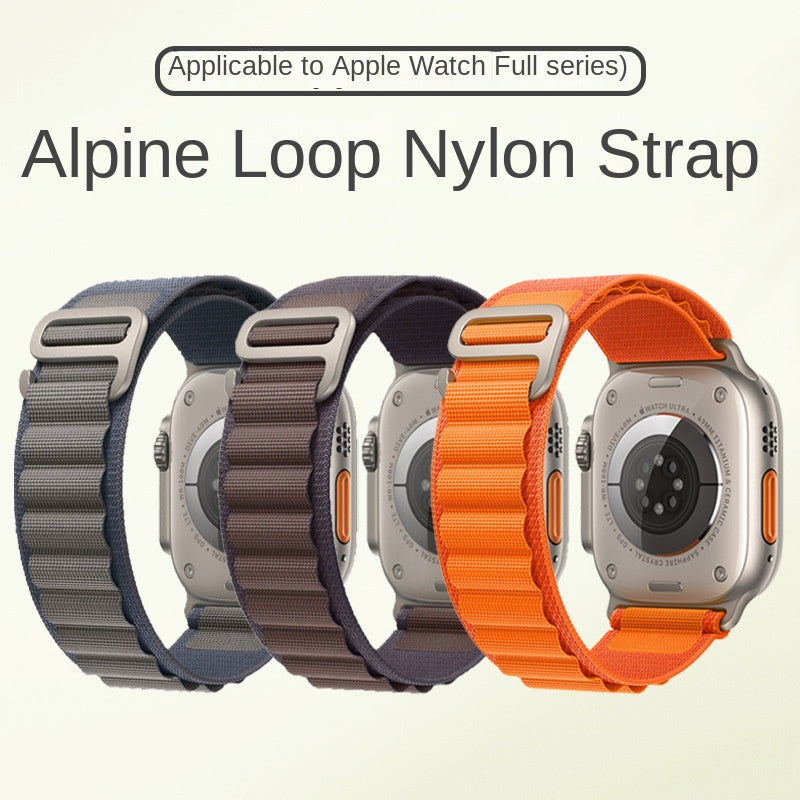 Compatible Apple Watch Band for Apple Watch Series 11/10, High Mountain Nylon Loop Band Ultra