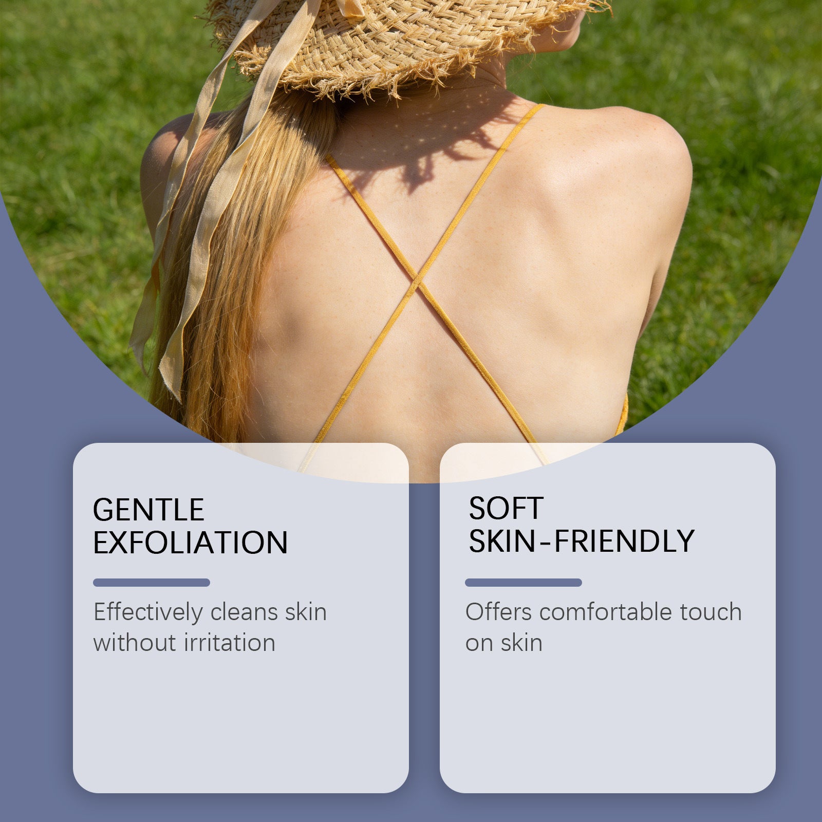 Alorin Exfoliating Shower Towel Skin Cleansing Bath Towel