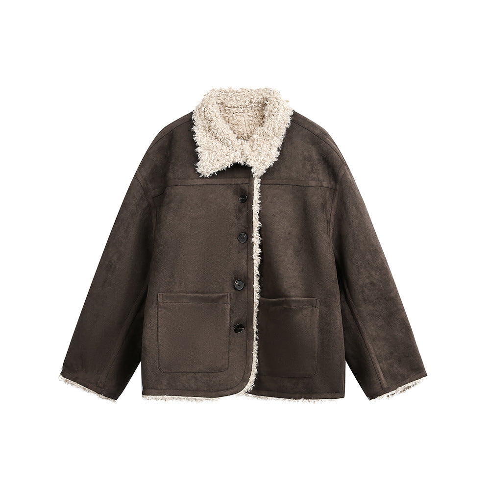 Winter warm and loose jacket