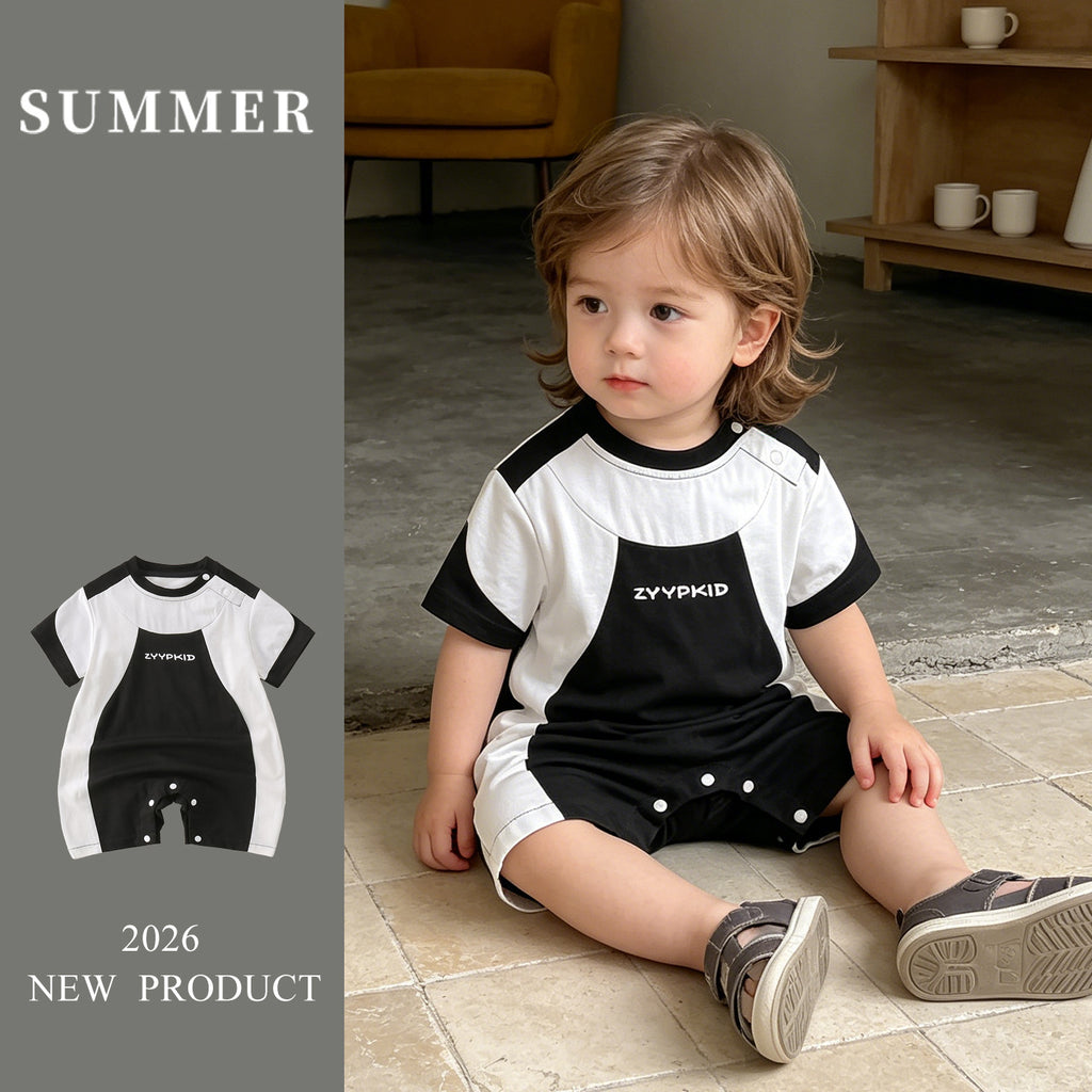 Lightweight Baby Romper Short Sleeve Crawler Suit