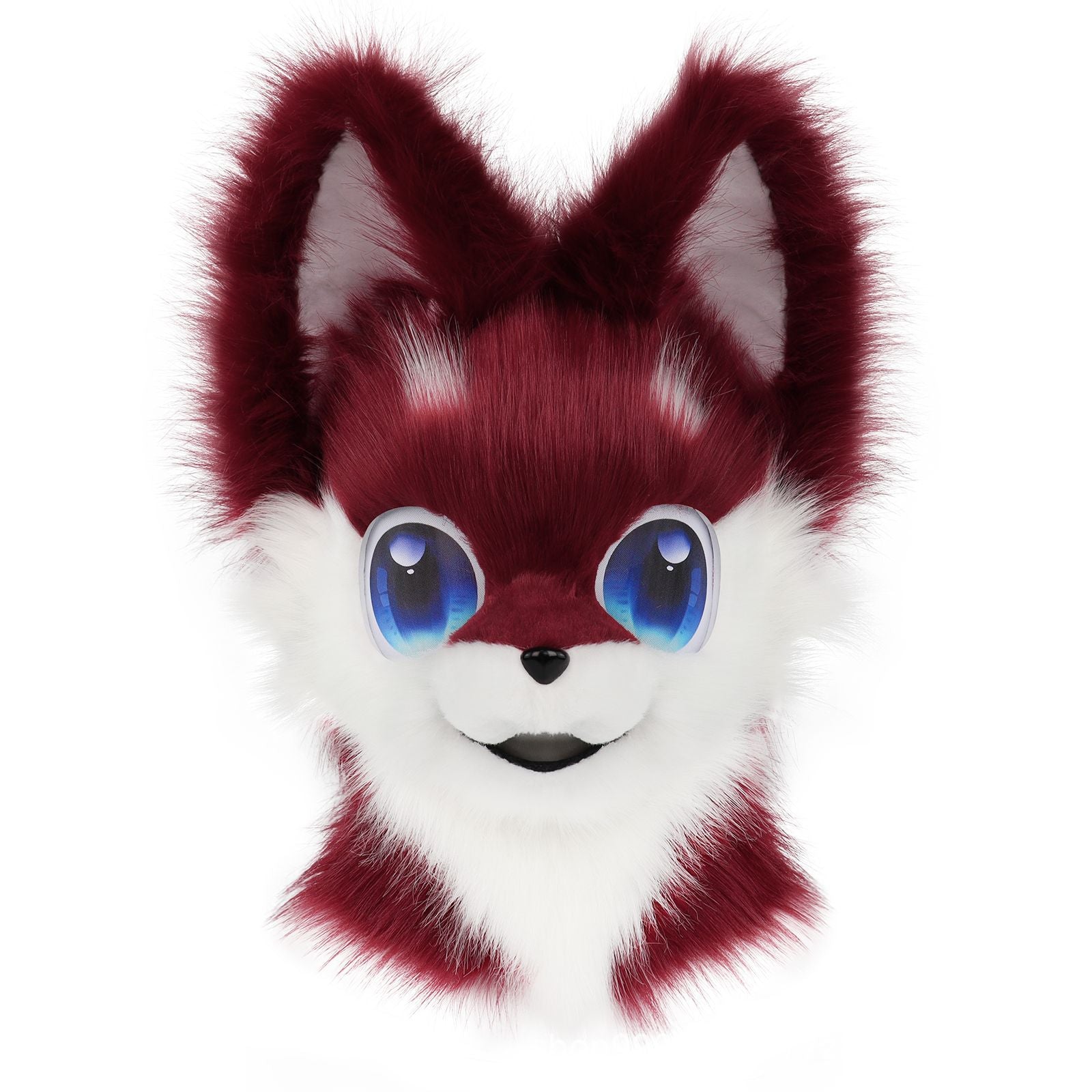 Original New Fursuit Samoyed Canine Head Single-Head Finished Product for Comic Convention Cosplay