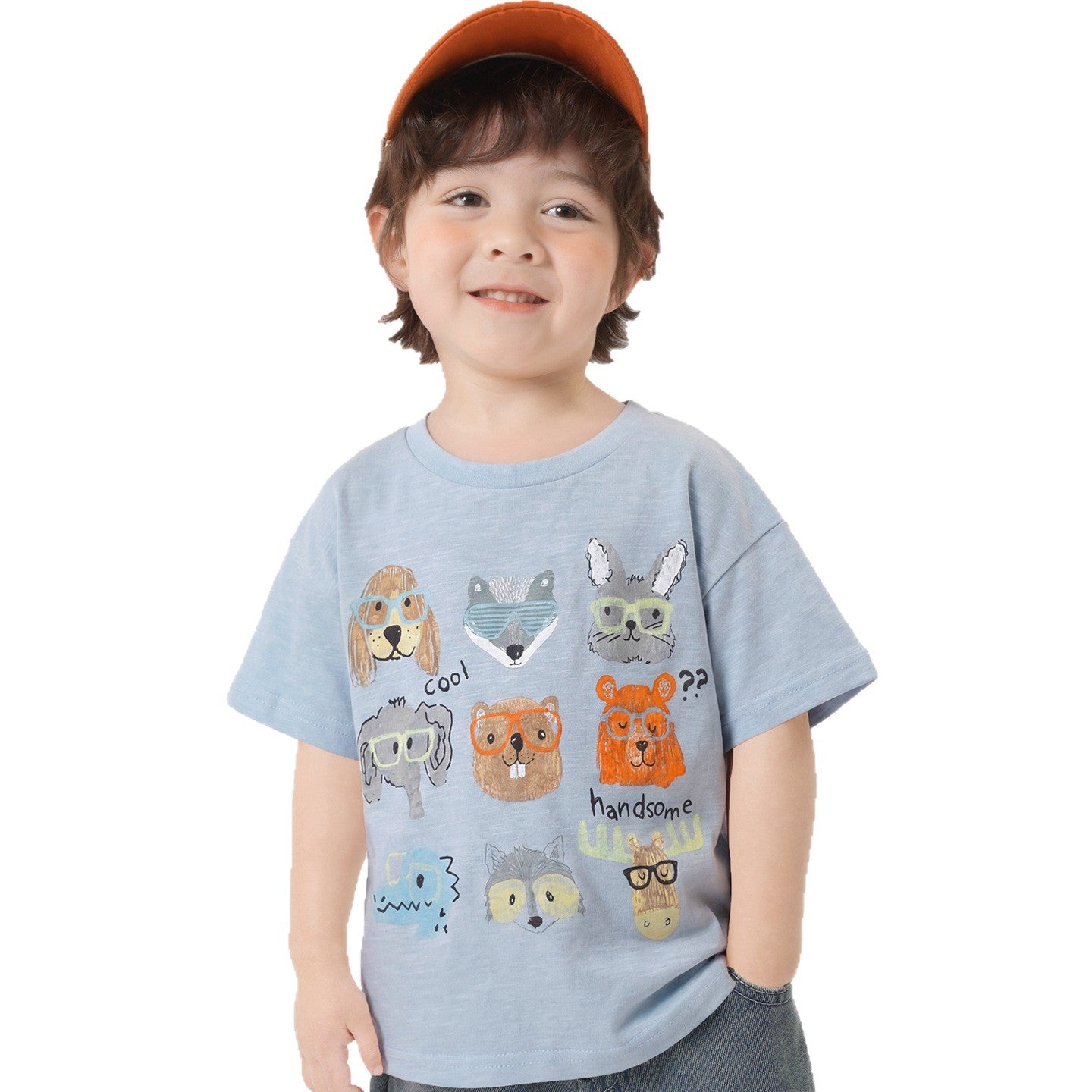 Boy's Pure Short Sleeve T-Shirt