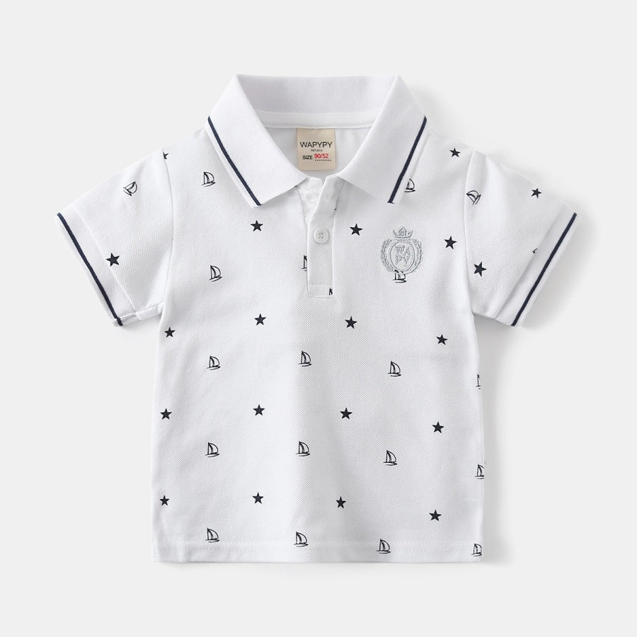 Boys' short sleeved T-shirt for children