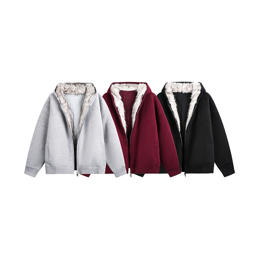 Winter fleece warm jacket