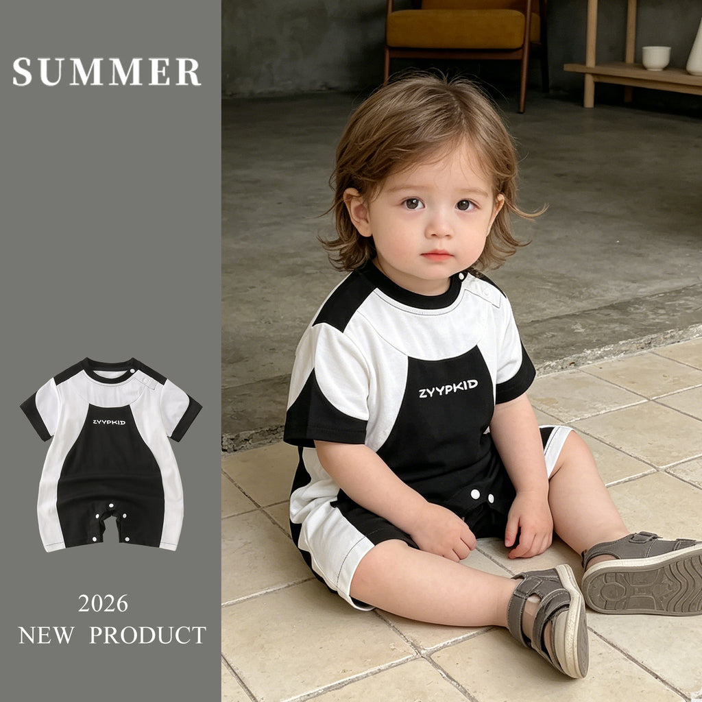 Lightweight Baby Romper Short Sleeve Crawler Suit