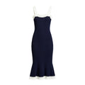 Sleeveless lace patchwork dress