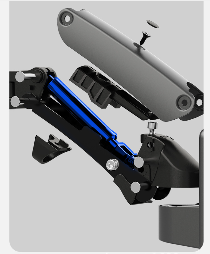 NB F120 monitor bracket wall mounted lifting rotating telescopic air pressure wall mounted computer display rack
