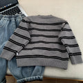 Winter Thick Knitted Jacket for Girls' Winter Clothing