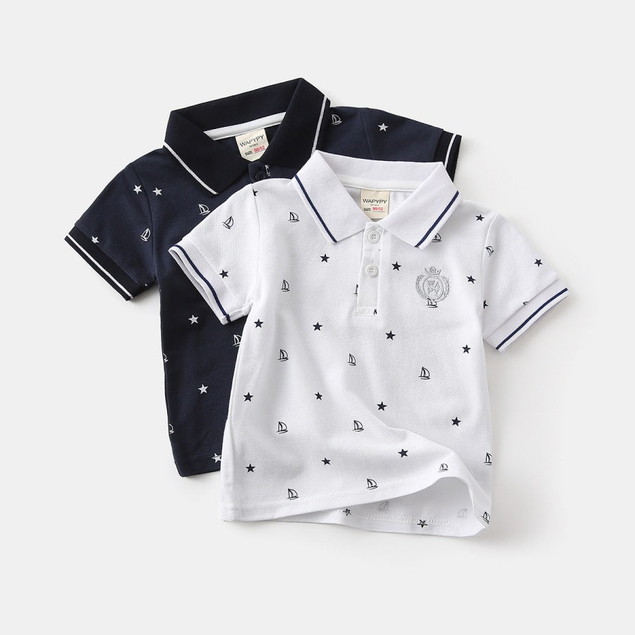Boys' short sleeved T-shirt for children