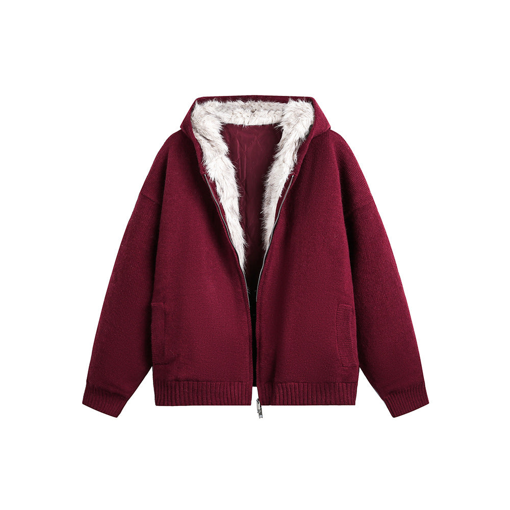 Winter fleece warm jacket