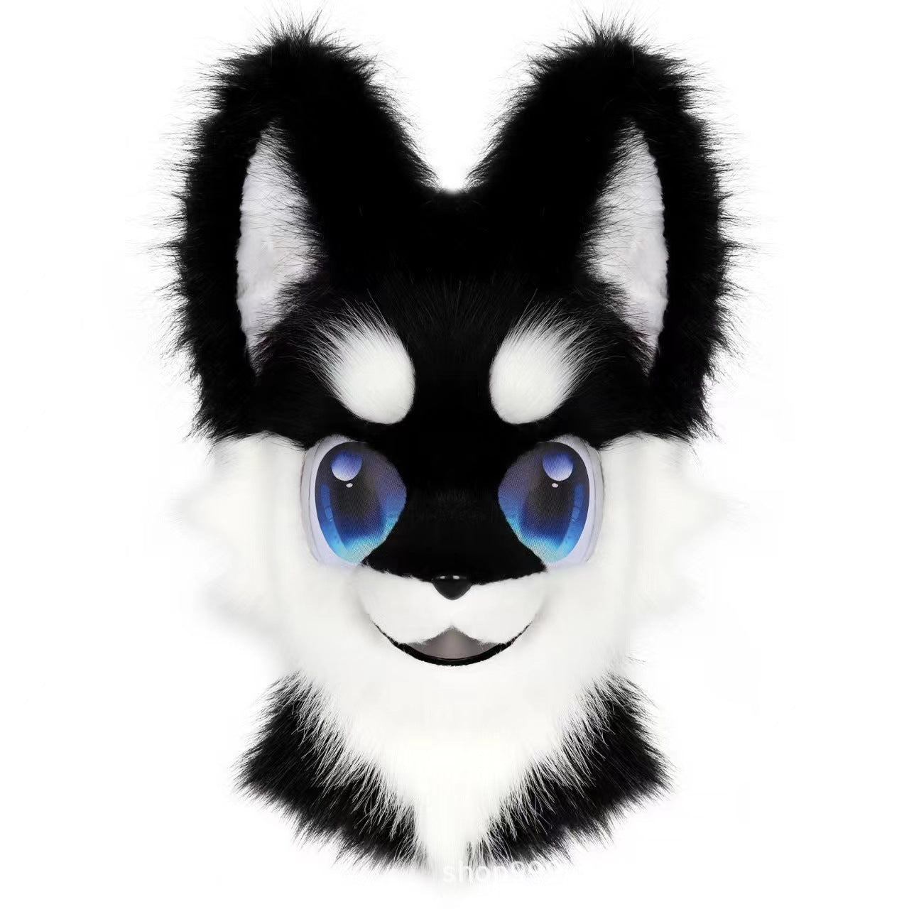 Original New Fursuit Samoyed Canine Head Single-Head Finished Product for Comic Convention Cosplay