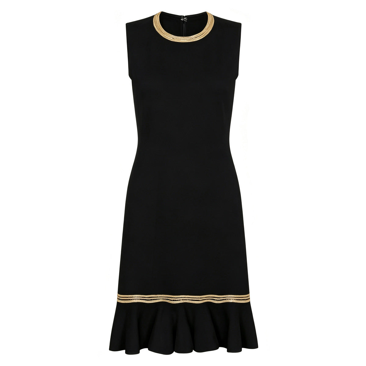Sleeveless waist cinching dress