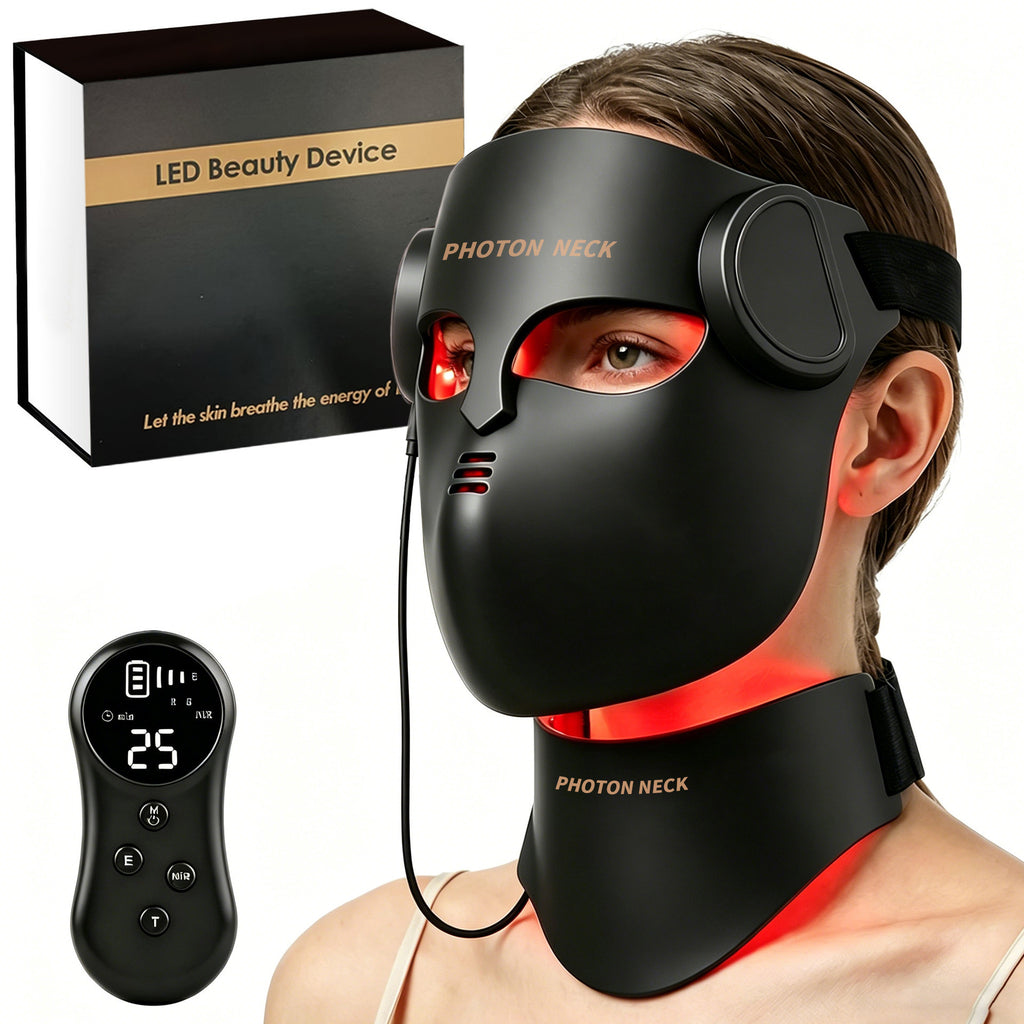 Cross-border 4D Beauty Face Mask Home Wireless Remote Control Colorful Silicone Facial Mask LED Silicone Beauty Face Mask Beauty