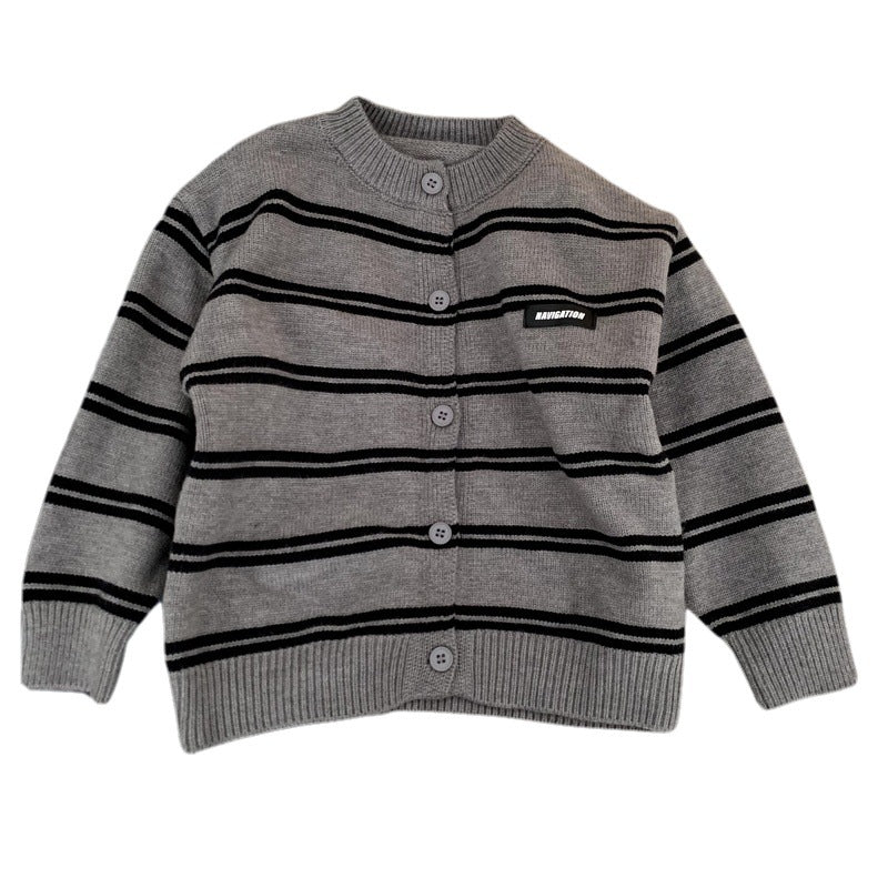 Winter Thick Knitted Jacket for Girls' Winter Clothing