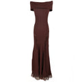 One collar long skirt