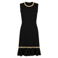 Sleeveless waist cinching dress