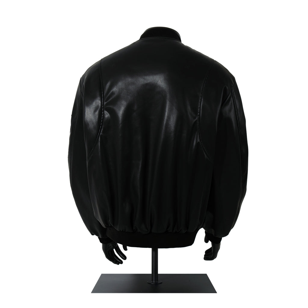 Leather jacket autumn and winter cotton jacket