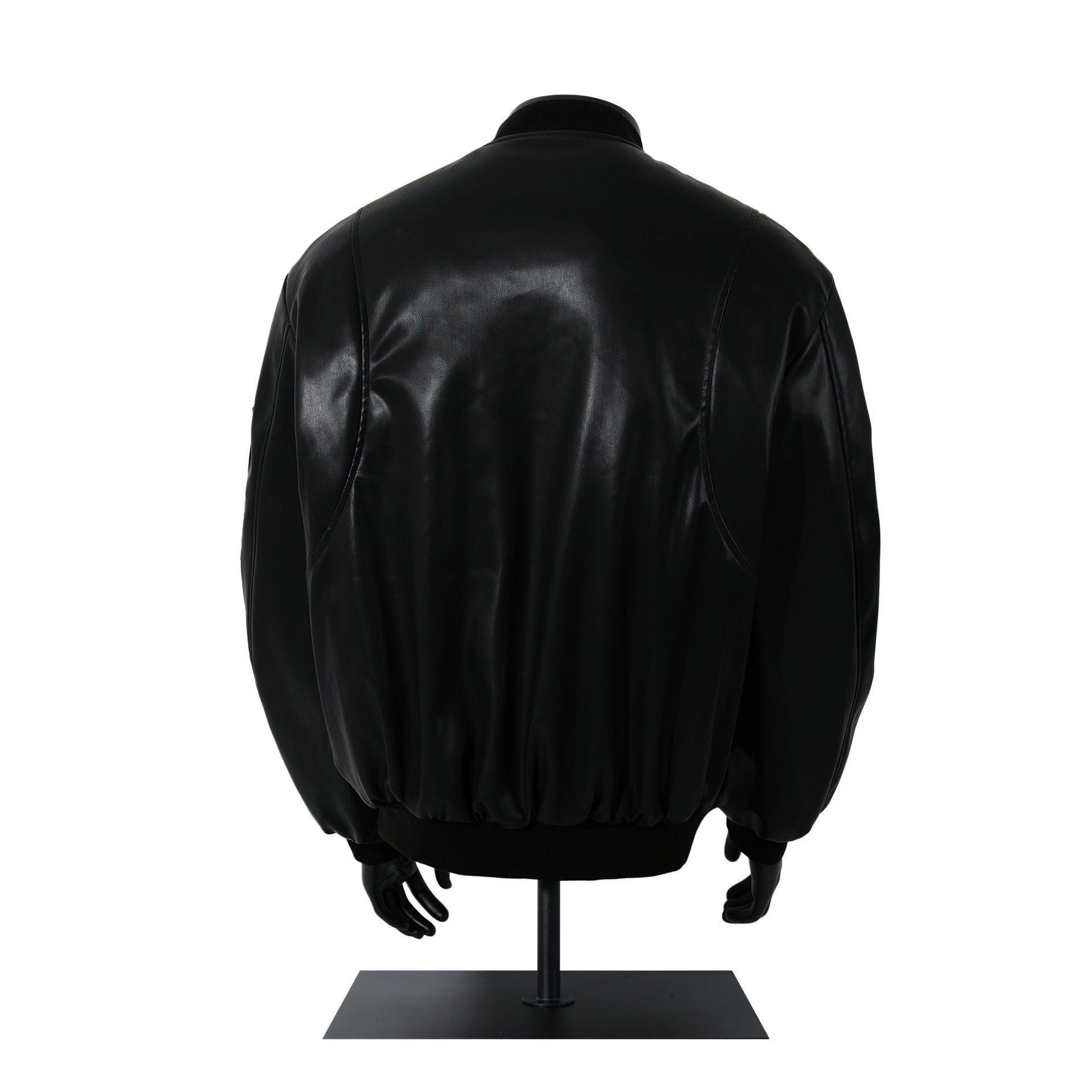 Leather jacket autumn and winter cotton jacket