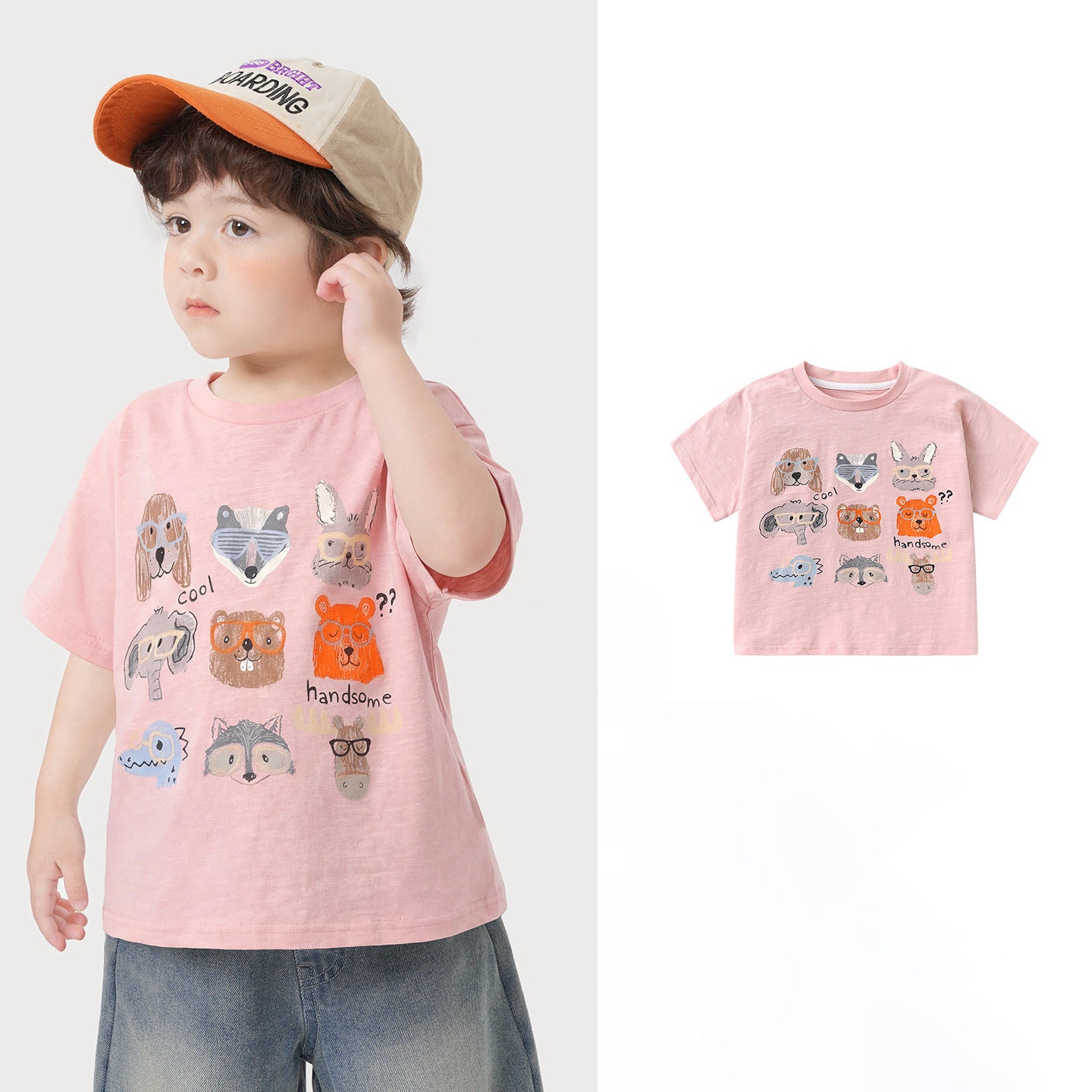 Boy's Pure Short Sleeve T-Shirt