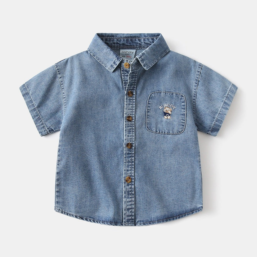 Boys' denim shirt