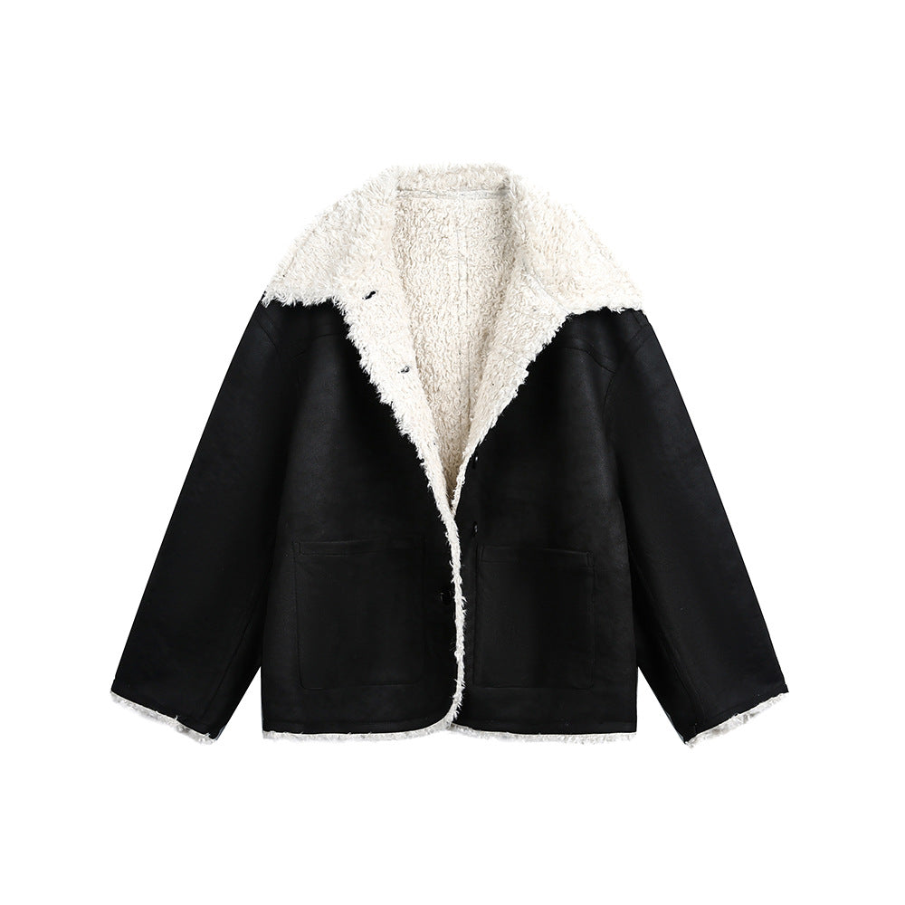 Winter warm and loose jacket