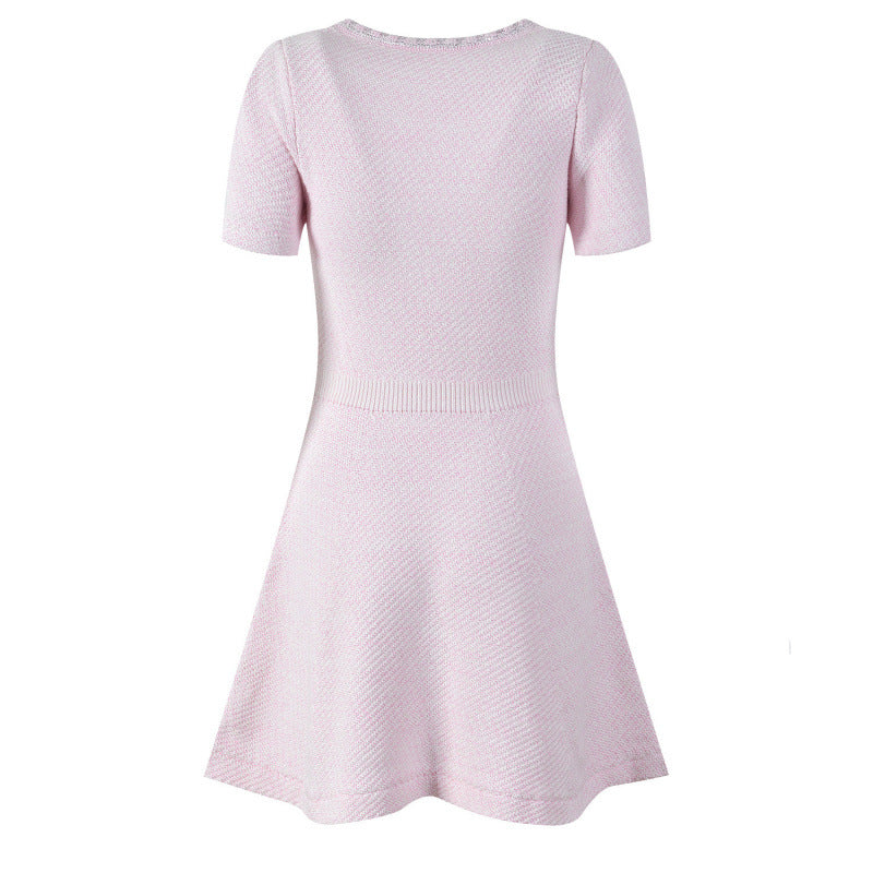 V-neck short dress